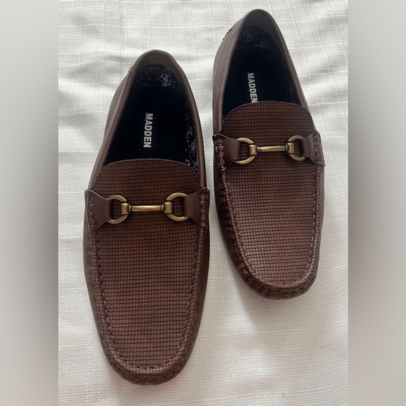 Madden Men's Brown Loafers Size 10 - Picture 1 of 9